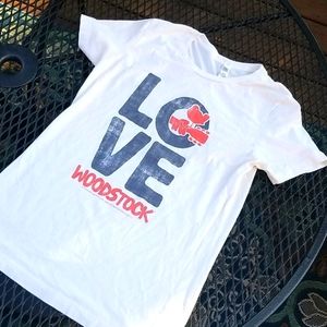 Woodstock T-Shirt Sz M Women's Cut VGUC